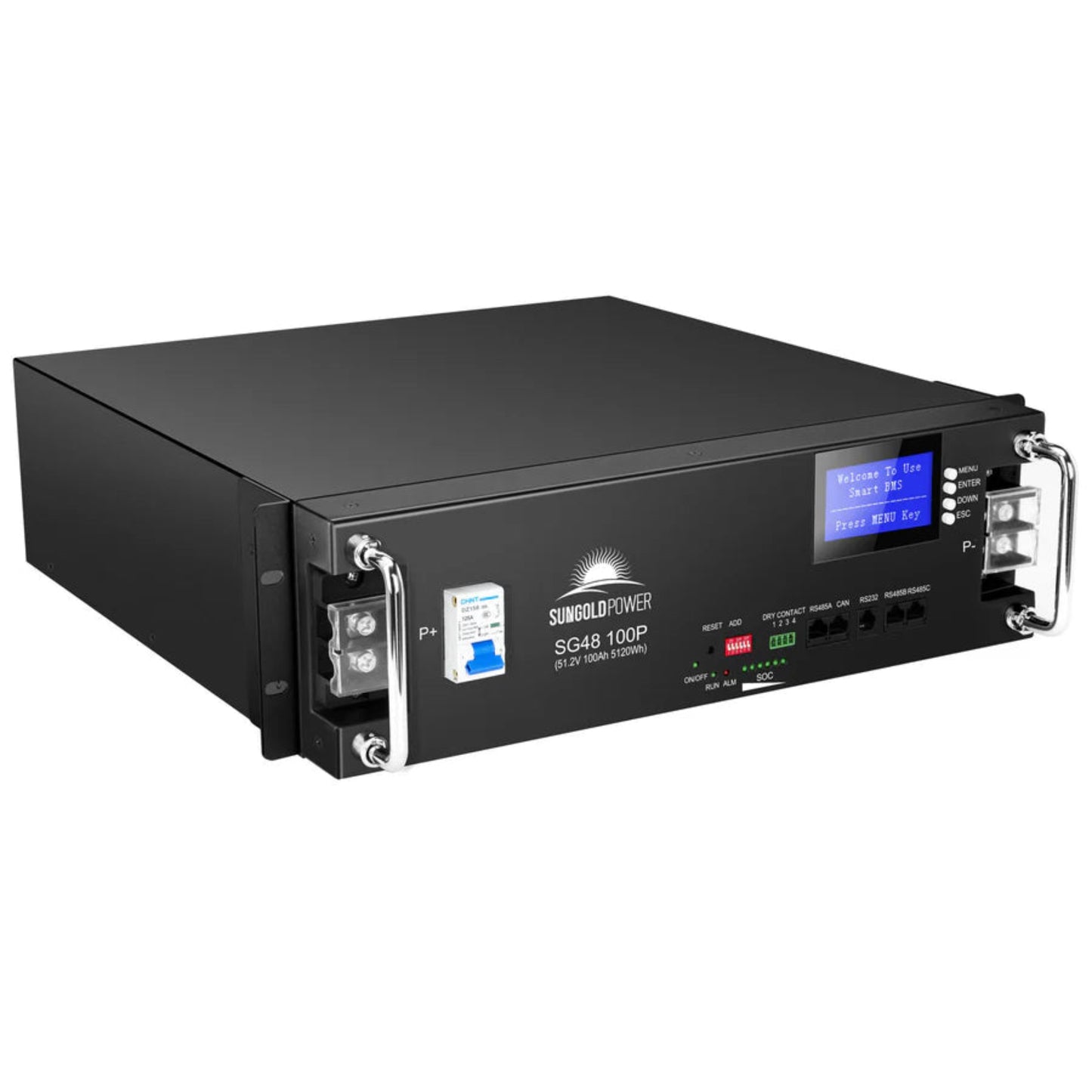 51.2V 100AH Server Rack LiFePO4 Lithium Battery SG48100P