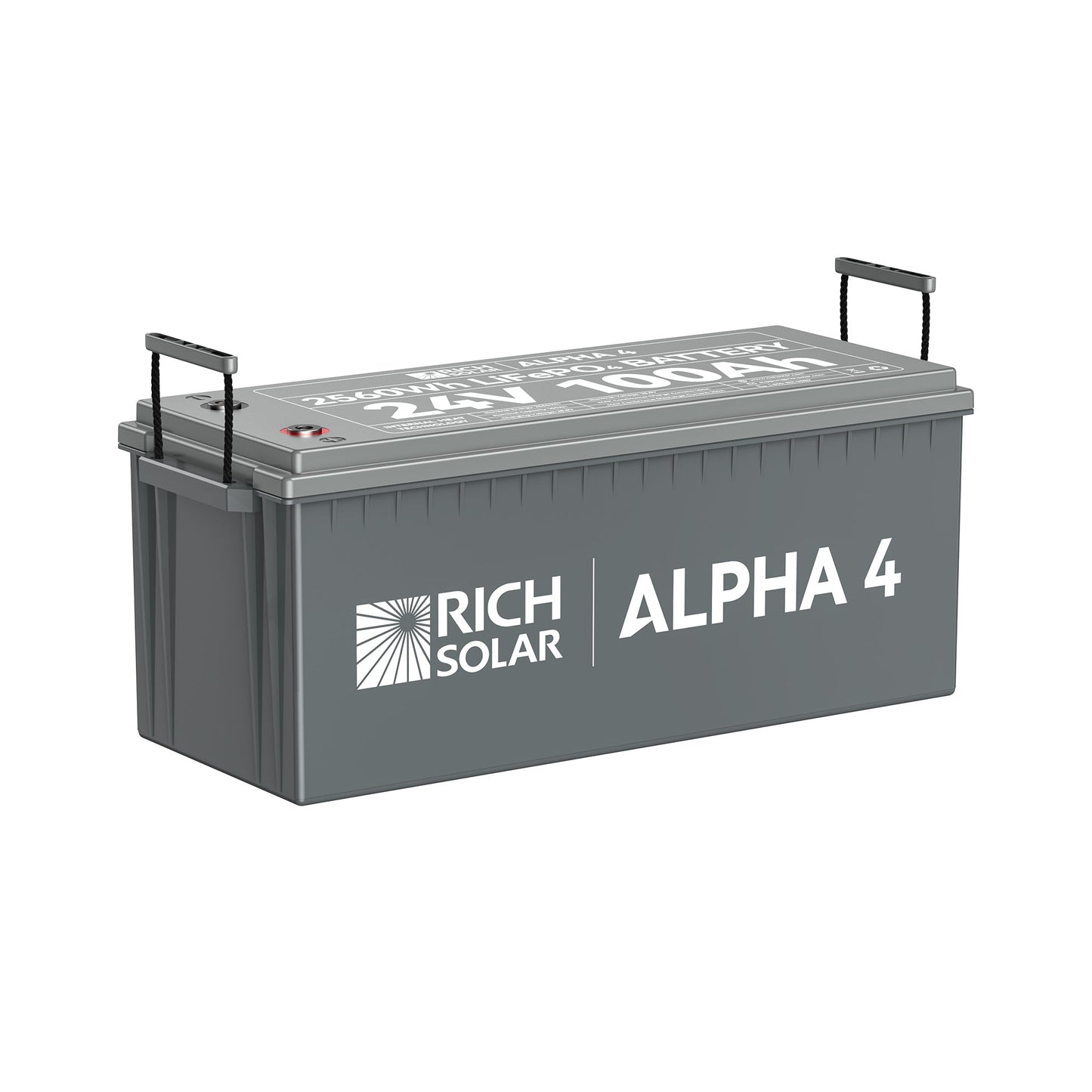 Top of the ALPHA 4 showing terminal layout