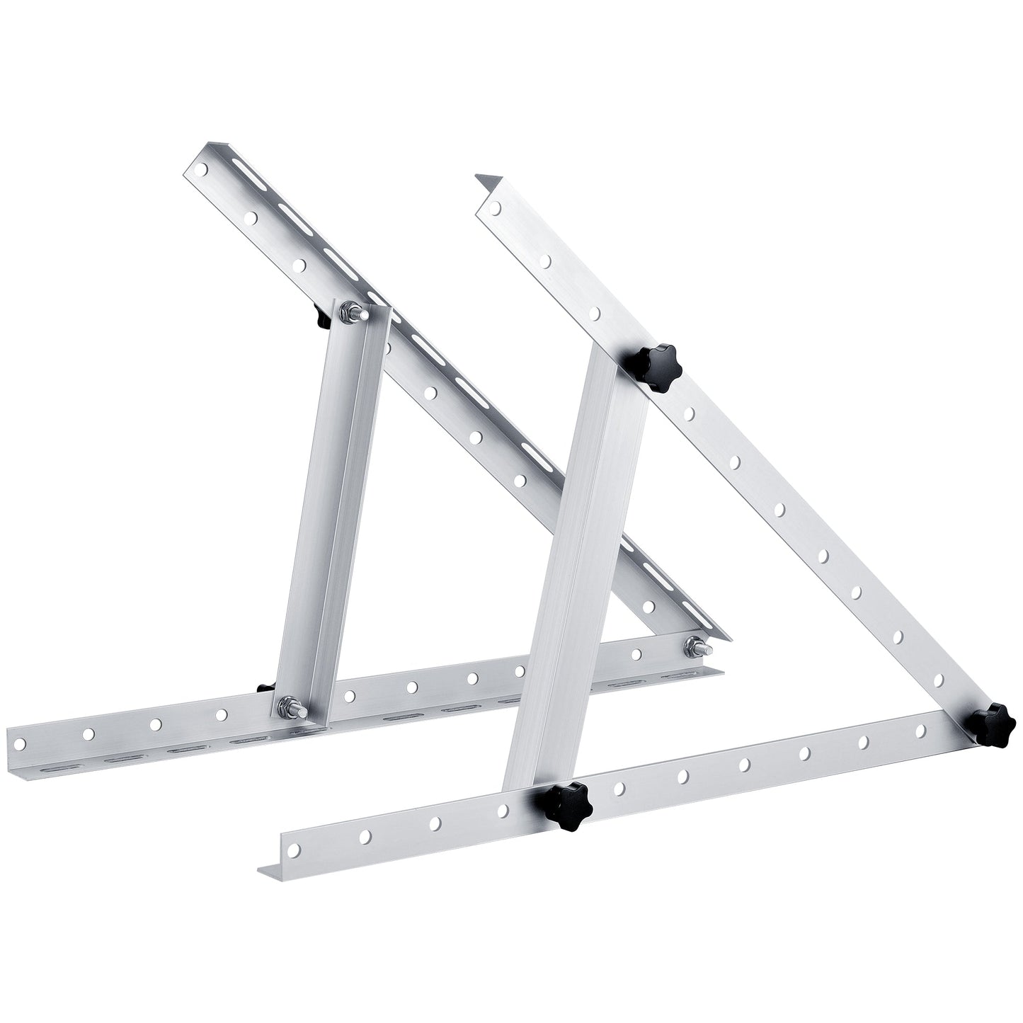 RV Tilt Mount 28 inch adjustable solar panel tilt bracket, front view