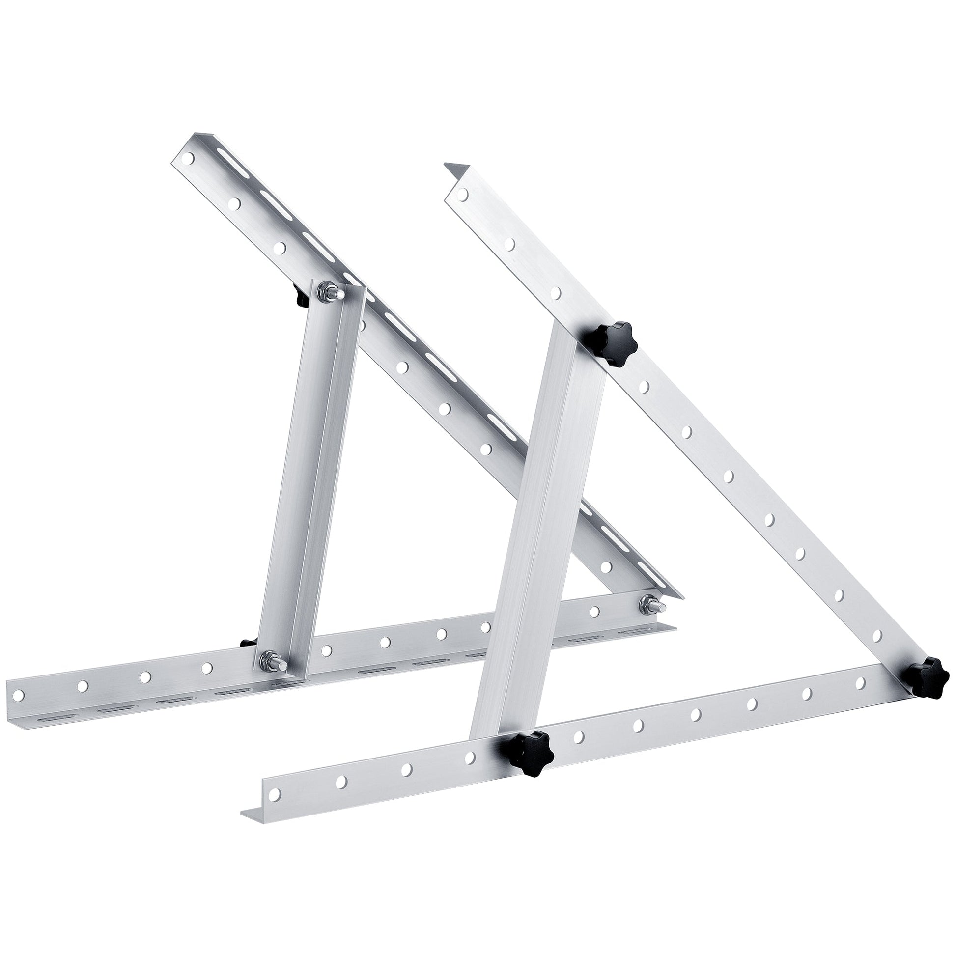 RV Tilt Mount 28 inch adjustable solar panel tilt bracket, front view