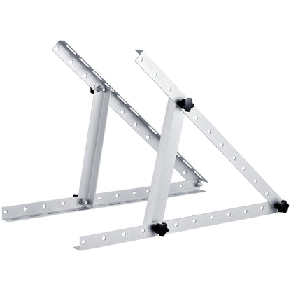 RV Tilt Mount 28 inch adjustable solar panel tilt bracket, front view