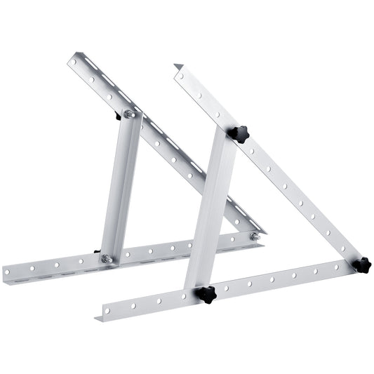 RV Tilt Mount 28 inch adjustable solar panel tilt bracket, front view