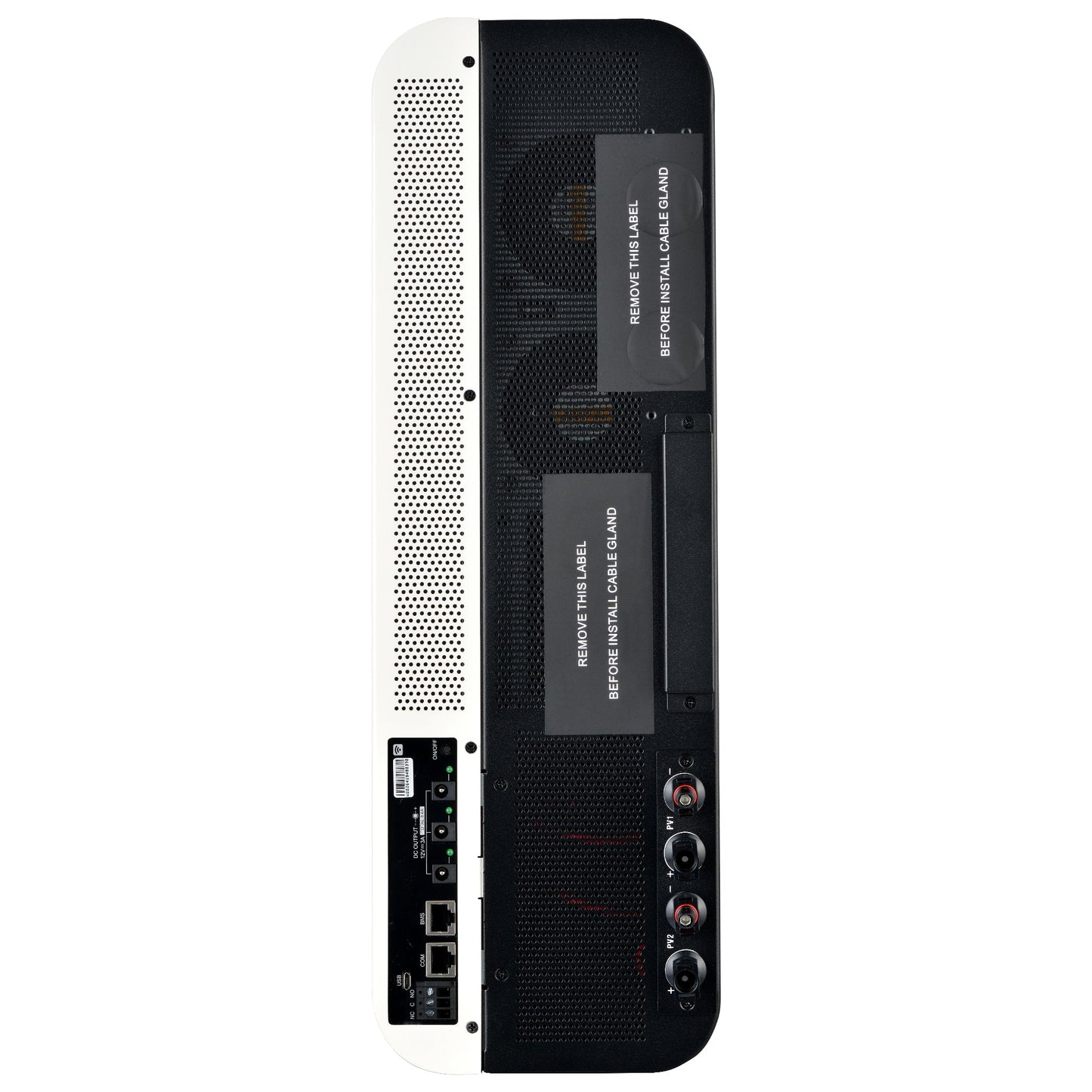 NOVA 6500S wall mounted in an off-grid cabin power system