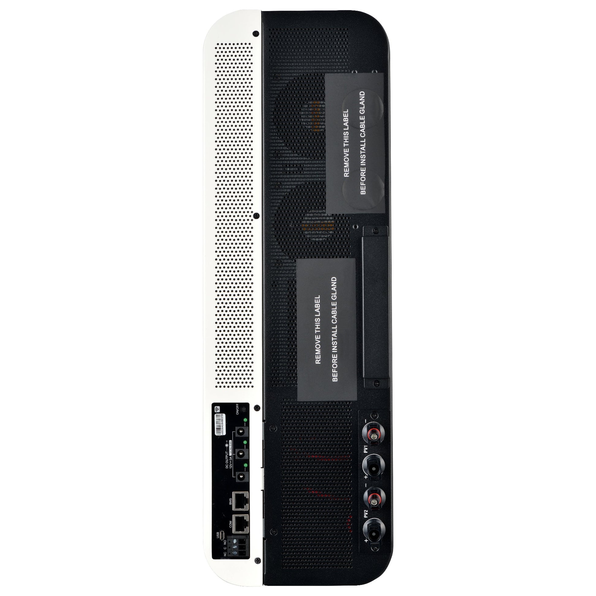NOVA 6500S wall mounted in an off-grid cabin power system