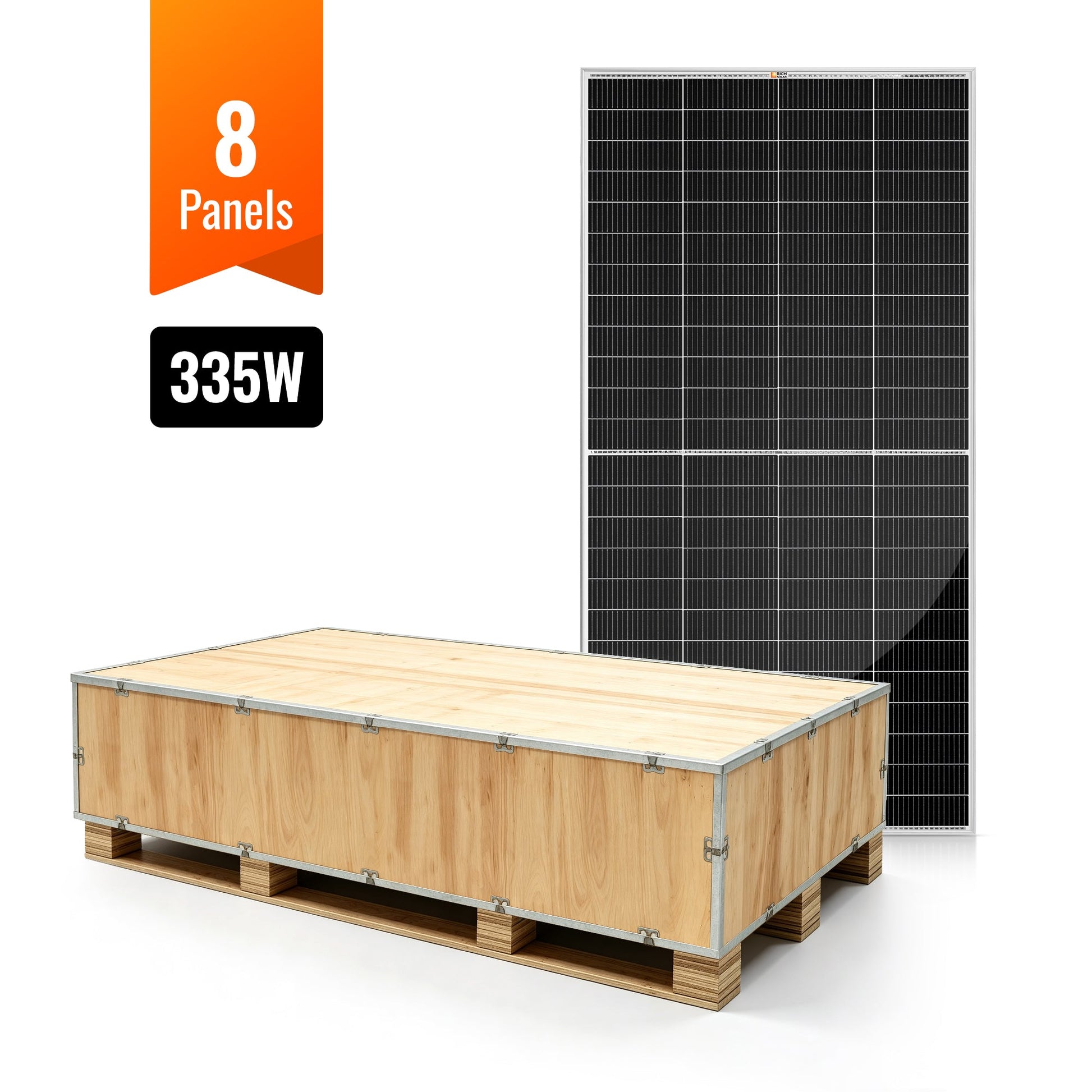 MEGA 335 Solar Panel 8-panel pallet