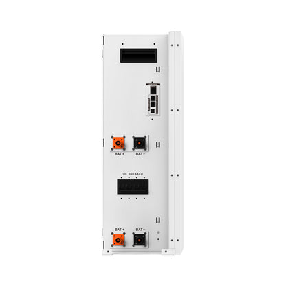 Battery module terminals and breaker detail
