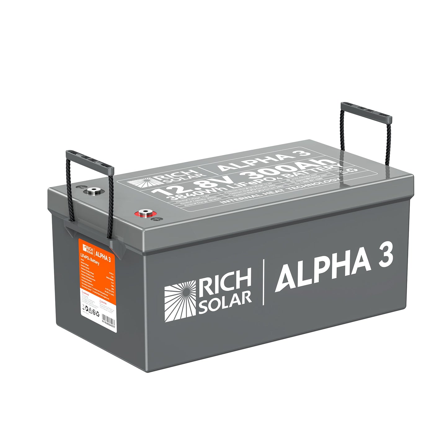 Top of the ALPHA 3 showing terminal layout