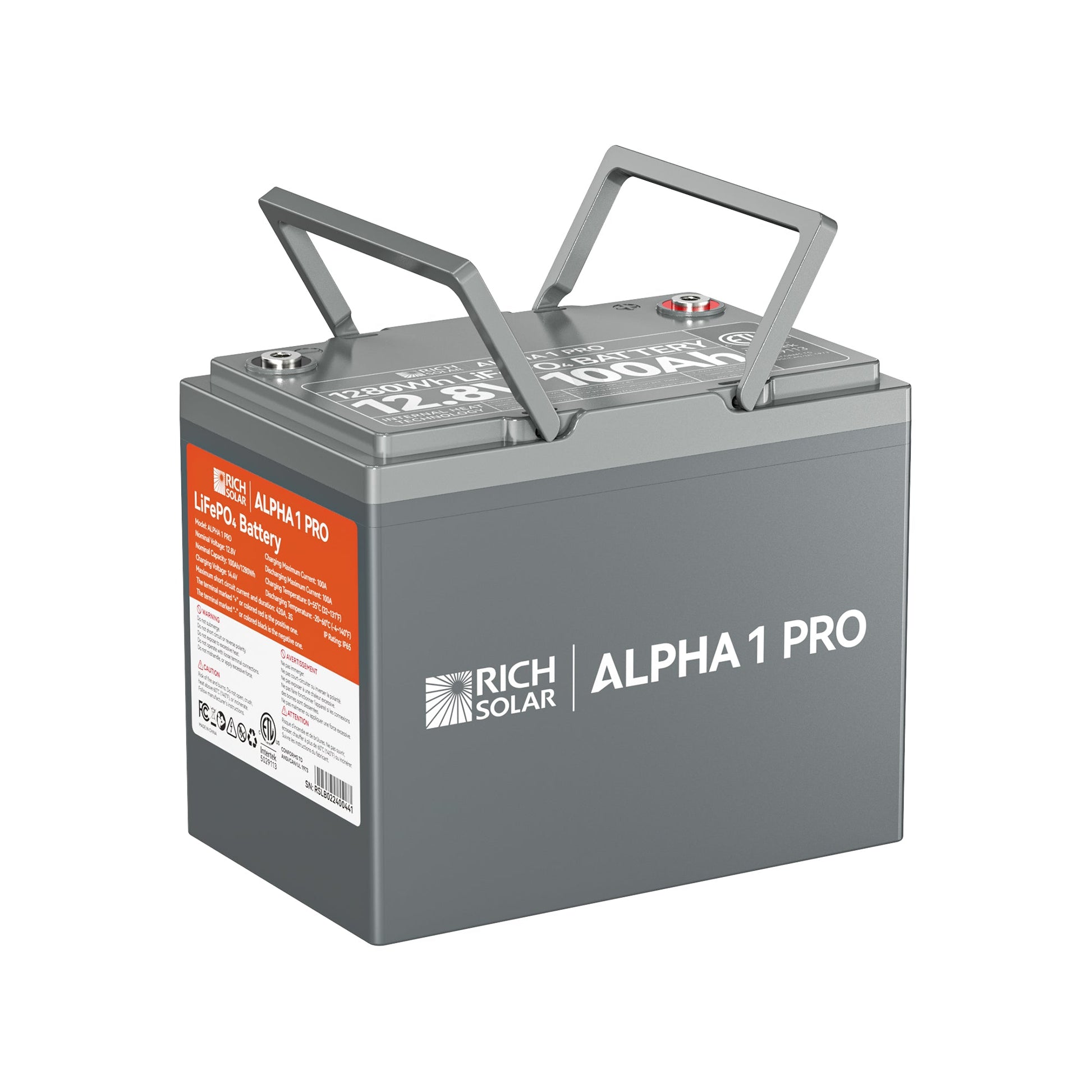 Top of the ALPHA 1 PRO showing terminal layout and torque markings