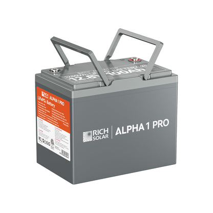 Top of the ALPHA 1 PRO showing terminal layout and torque markings