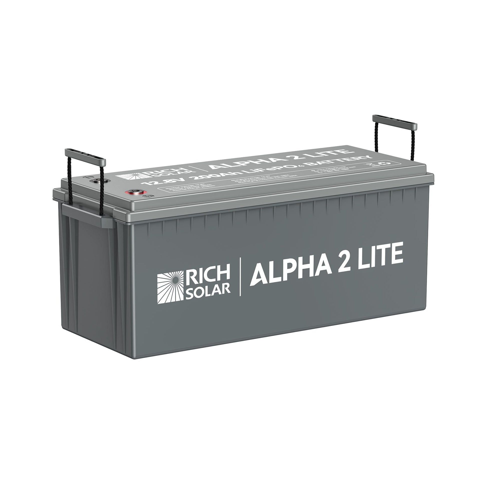 Top of the ALPHA 2 LITE showing terminal placement