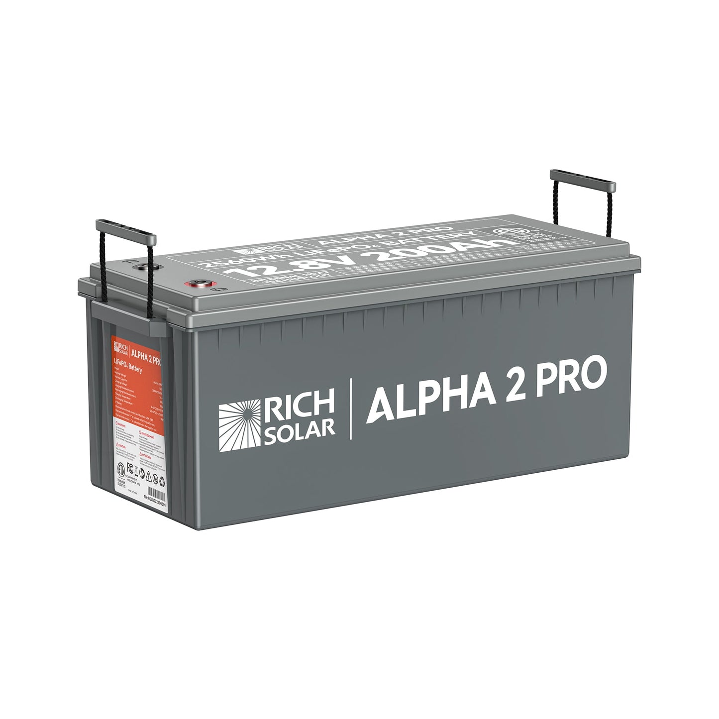 Top of the ALPHA 2 PRO showing terminal layout