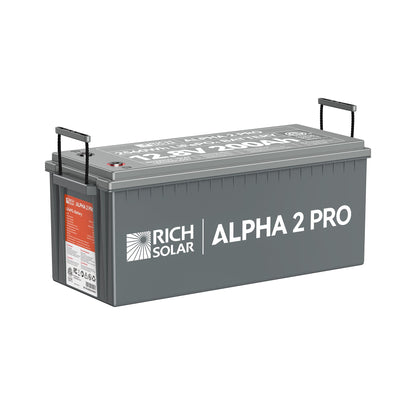 Top of the ALPHA 2 PRO showing terminal layout
