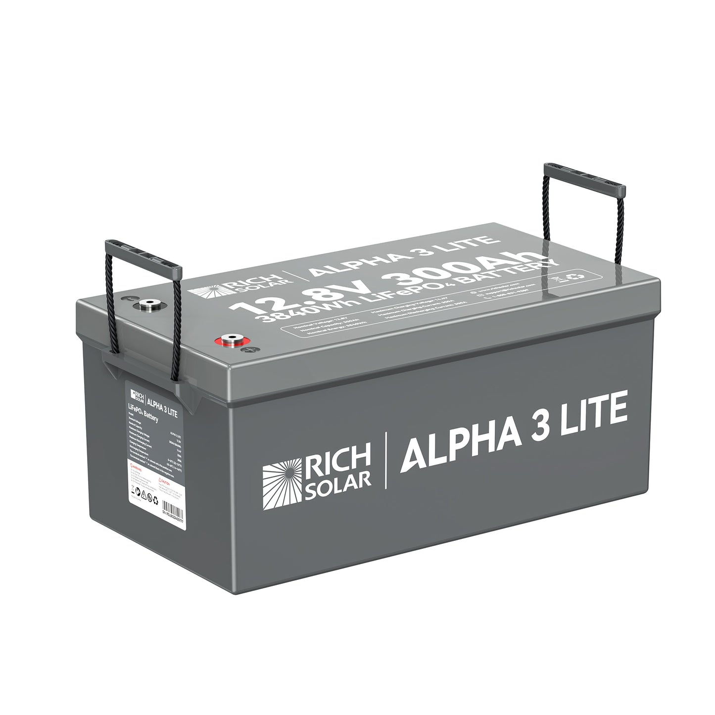 Top of the ALPHA 3 LITE showing terminal layout