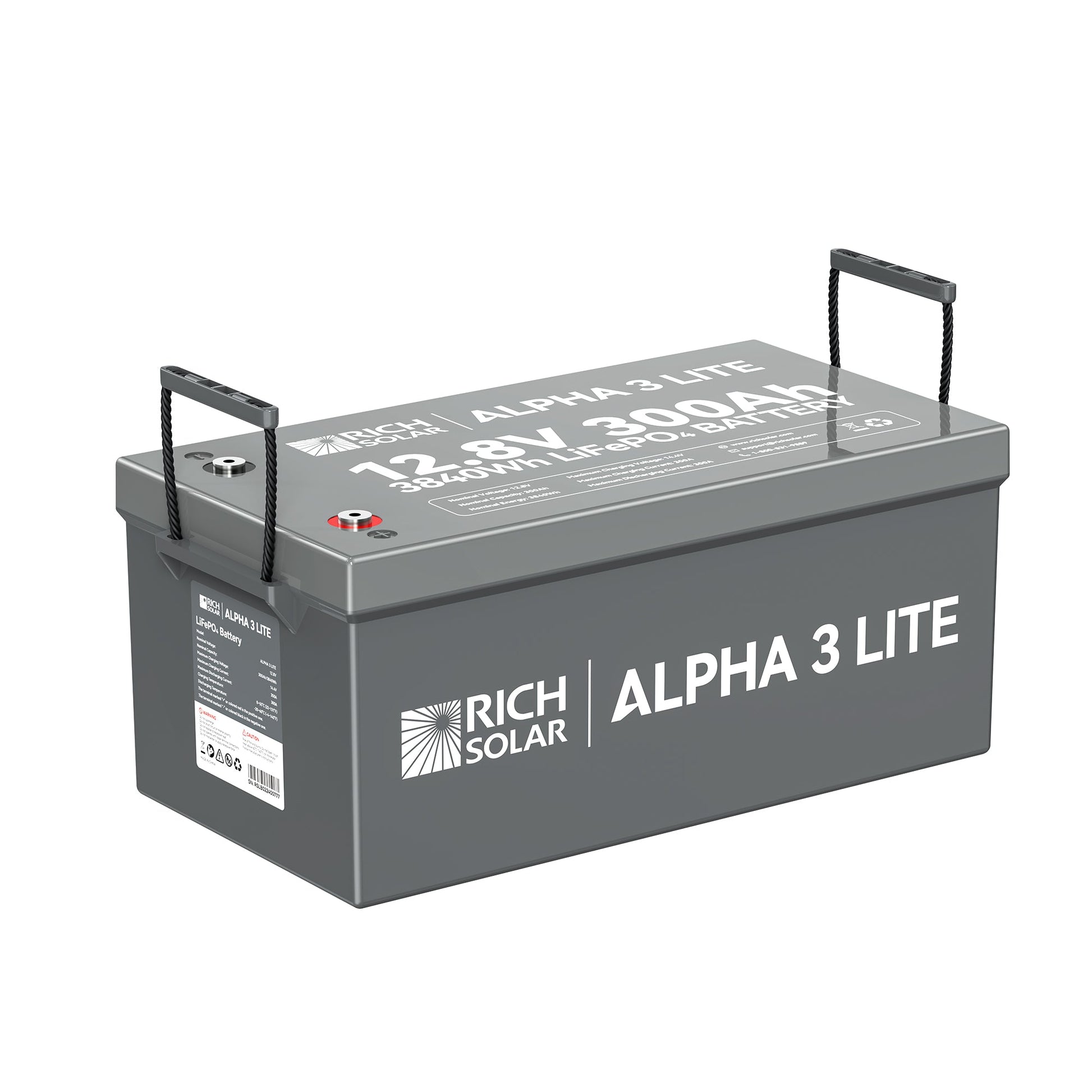 Top of the ALPHA 3 LITE showing terminal layout