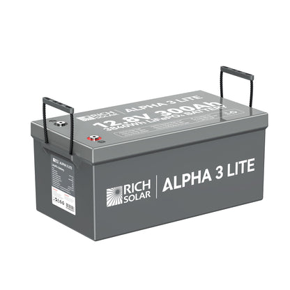 Top of the ALPHA 3 LITE showing terminal layout