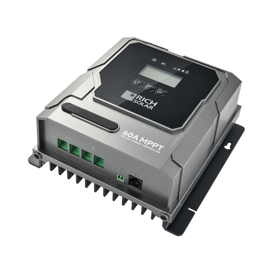 BRAVO 60 60 amp MPPT solar charge controller, front view