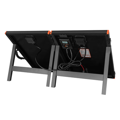 Briefcase panel with the included 10A waterproof charge controller
