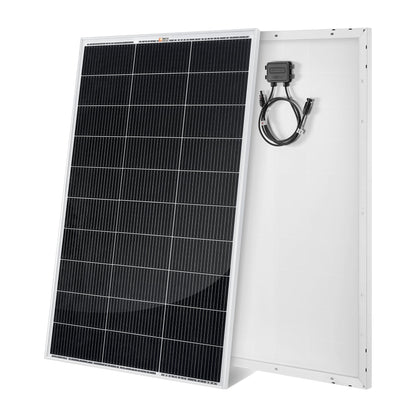 MEGA 150 150 Watt Solar Panel mounted