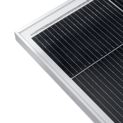 MEGA 200 200 Watt Solar Panel mounted