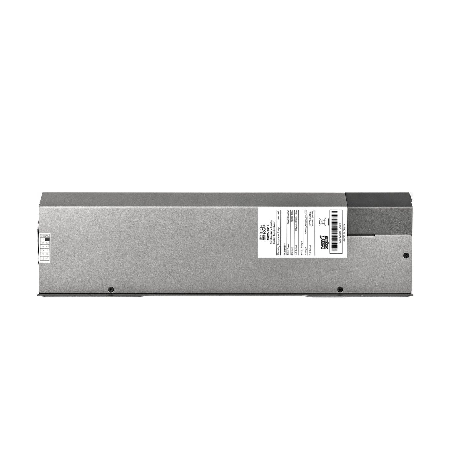 NOVA 2K12 inverter installed in an RV or van electrical system