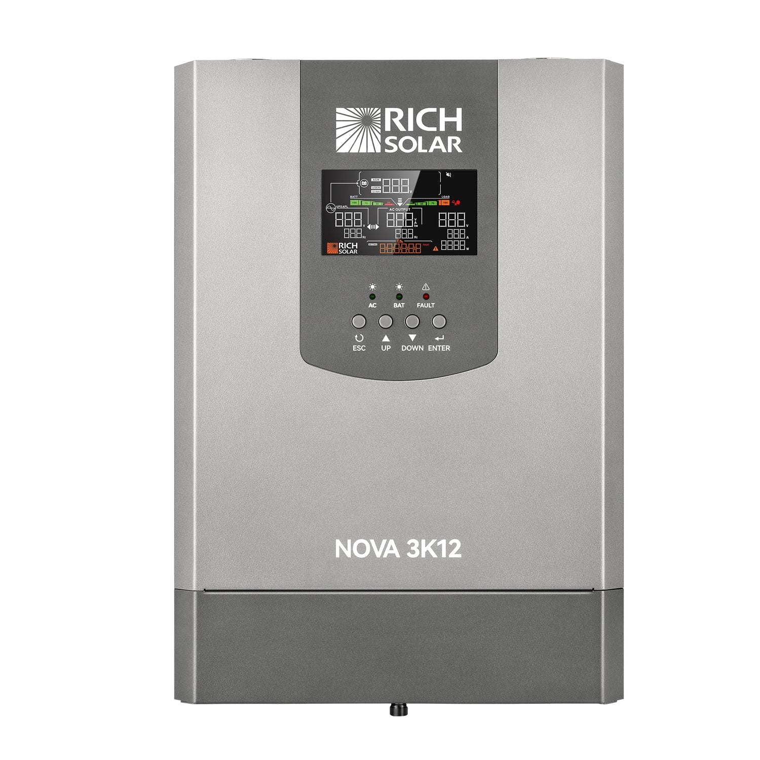 NOVA 3K12 inverter AC output receptacles and hardwire terminal block