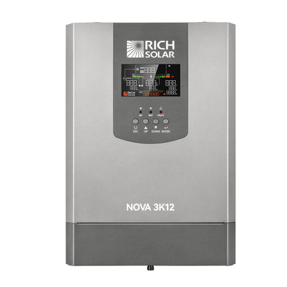 NOVA 3K12 inverter AC output receptacles and hardwire terminal block