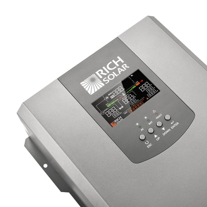 NOVA 3K12 inverter side view showing ventilation and mounting flanges