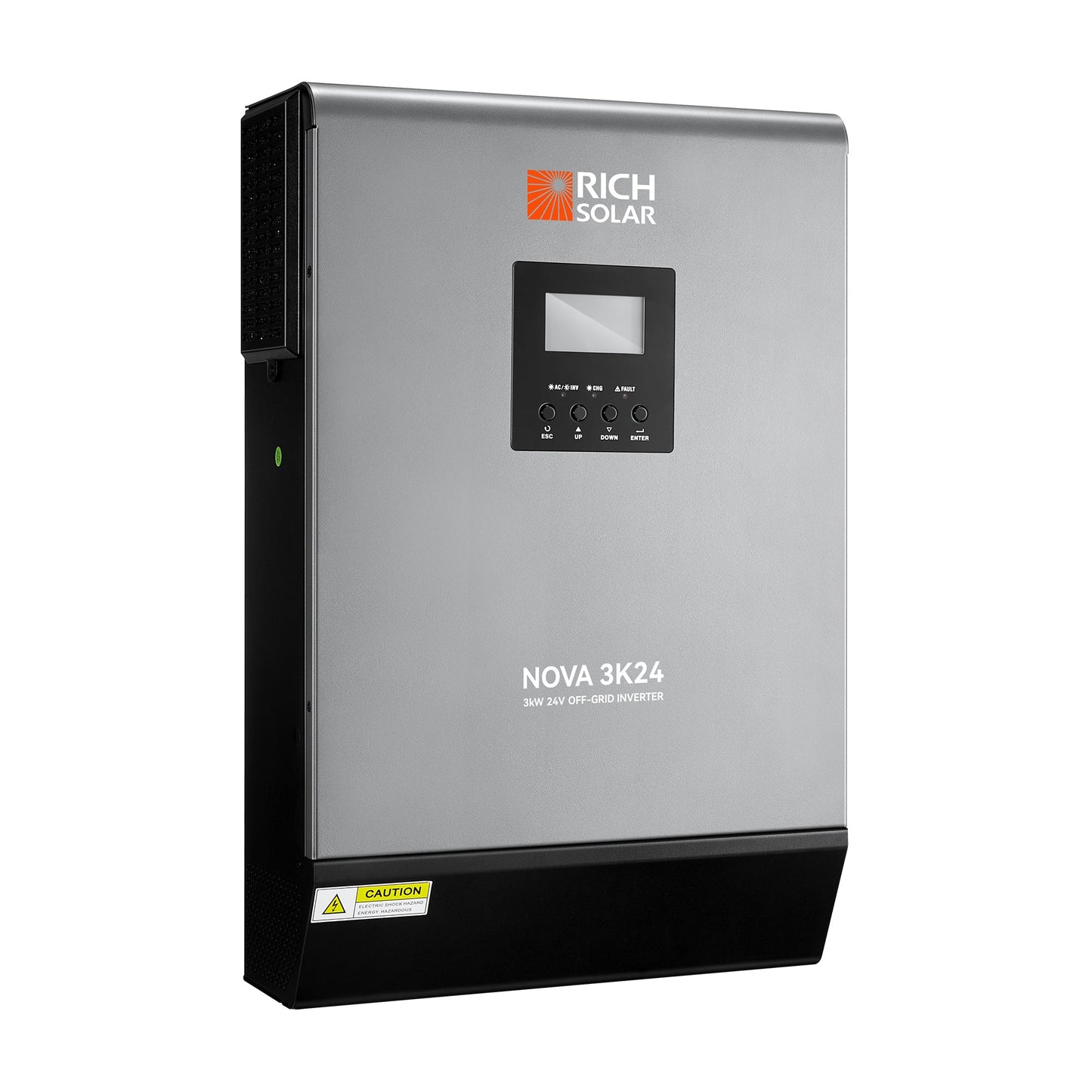 NOVA MAX 3K side view showing ventilation and cooling fan