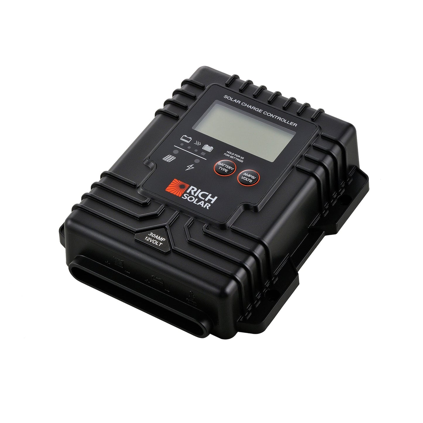 BRAVO Waterproof 30 housing with LED charge status indicators