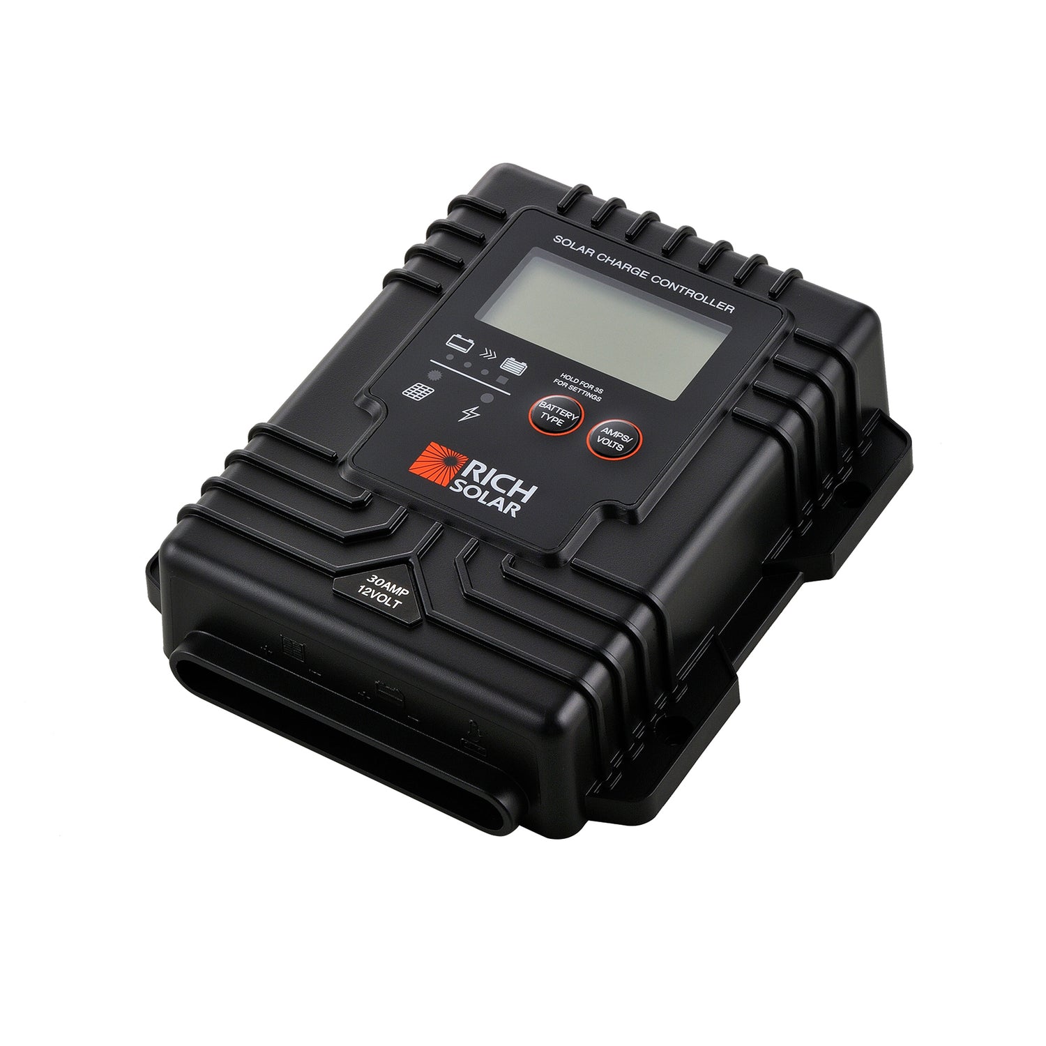 BRAVO Waterproof 30 housing with LED charge status indicators