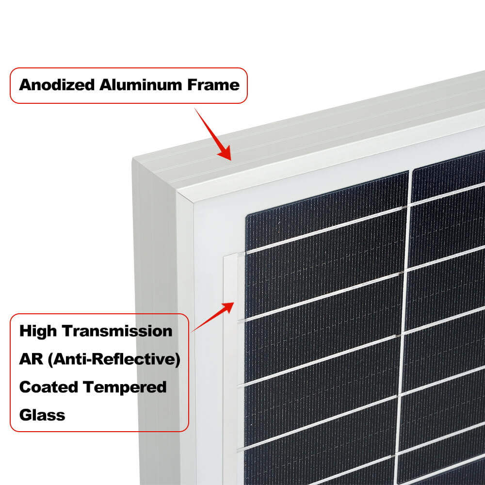 Panel in use in an off-grid installation