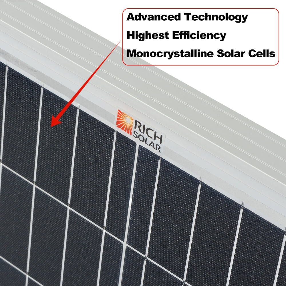 200 watt 24 volt panel mounted outdoors