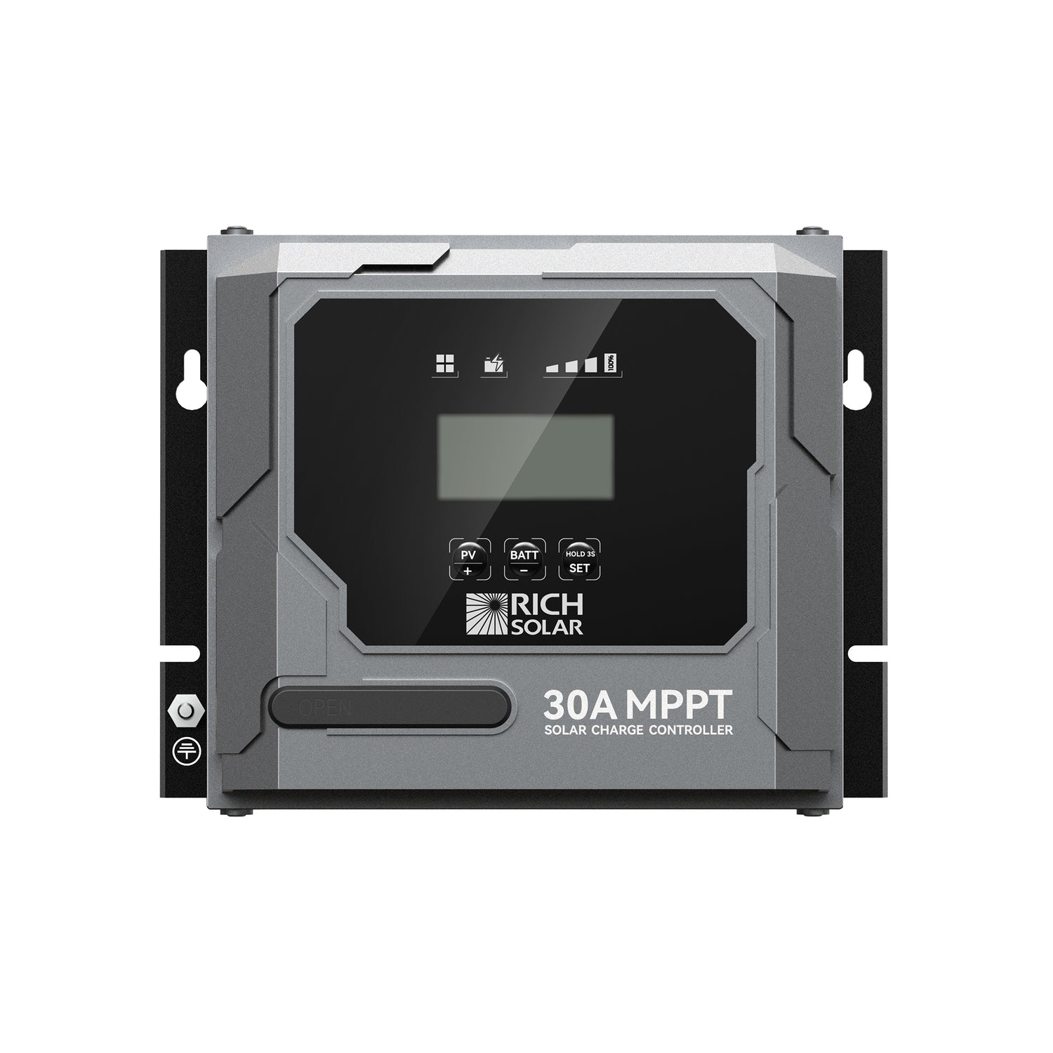 BRAVO 30 Rich Solar app screen for Bluetooth monitoring