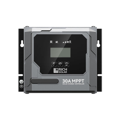 BRAVO 30 Rich Solar app screen for Bluetooth monitoring