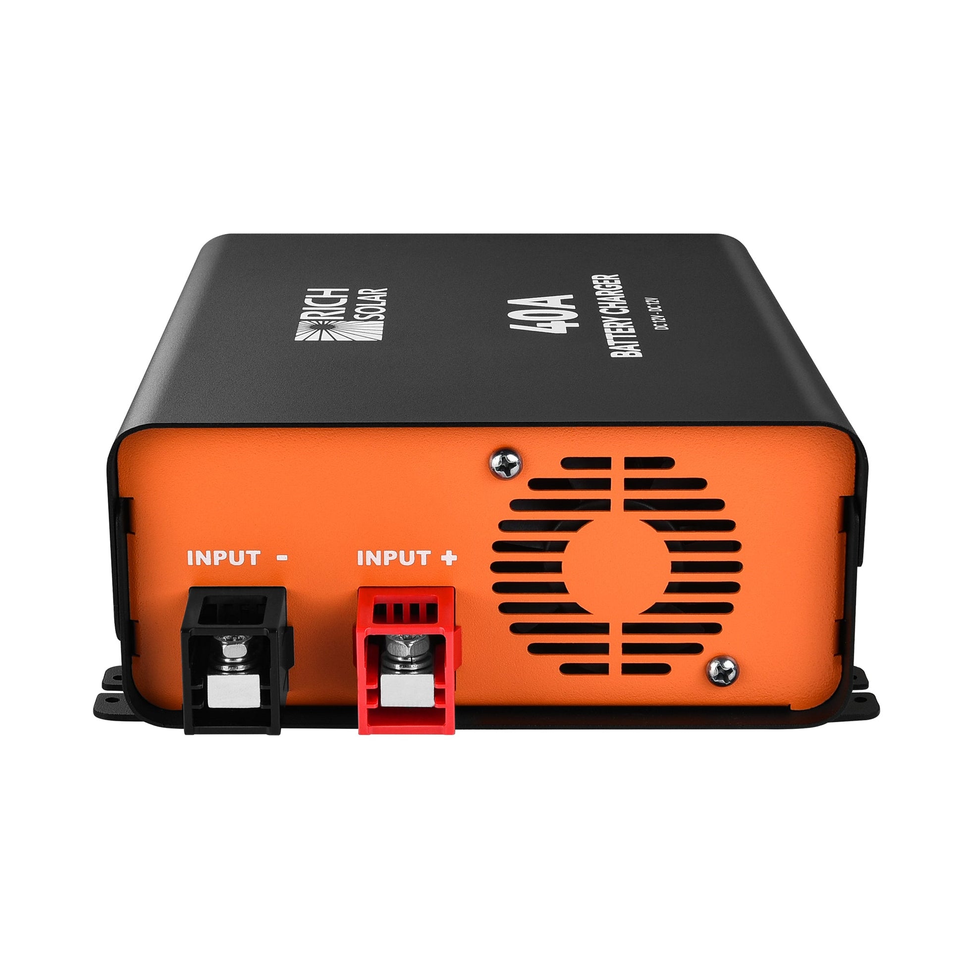 40A DC-DC charger installed in a van electrical bay