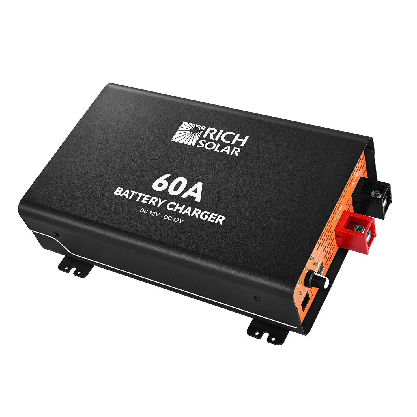 Rich Solar RS-DC60 12V 60A DC-DC battery charger, front view