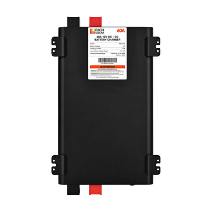 Battery chemistry mode selection switch on the 60A DC-DC charger