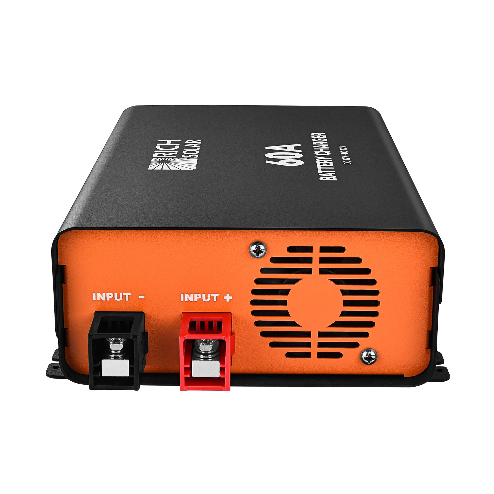 60A DC-DC charger installed in a van electrical bay