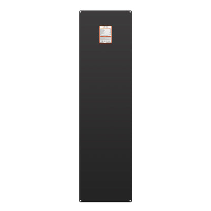 Flexible panel bonded to a curved vehicle roof
