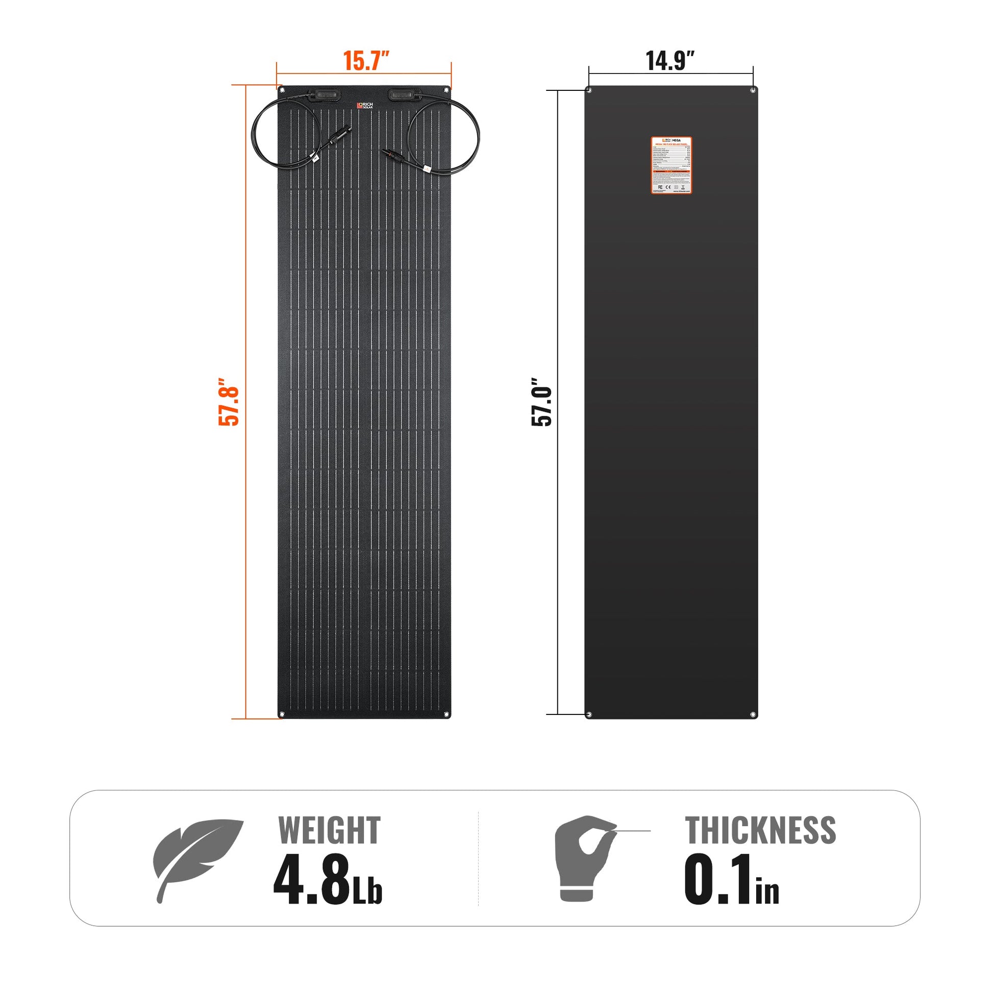 Flexible panel bent to show the 360 degree flex