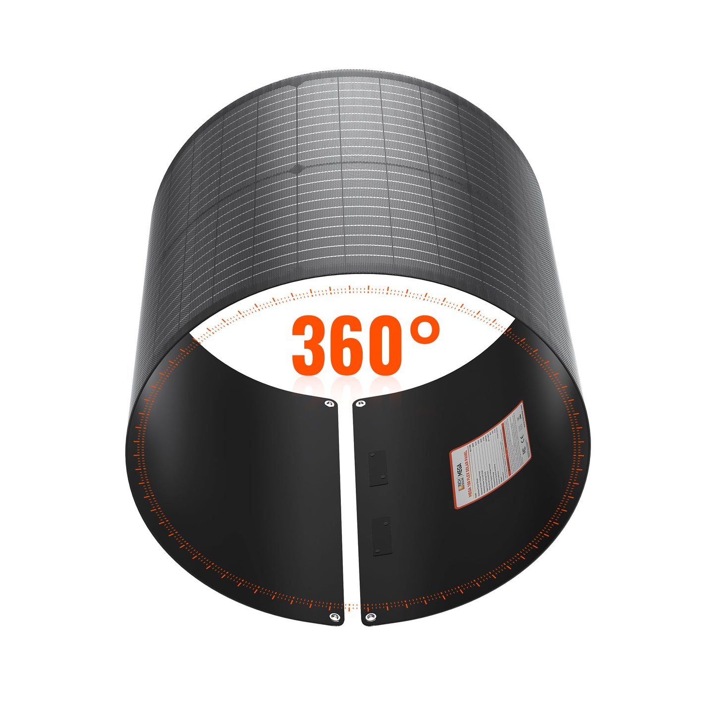 Edge view showing the 0.1 inch laminate thickness