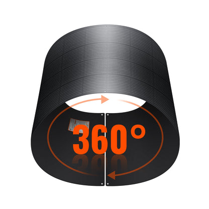 Edge view of the MEGA 200 FLEX PRO showing the 0.1 inch profile