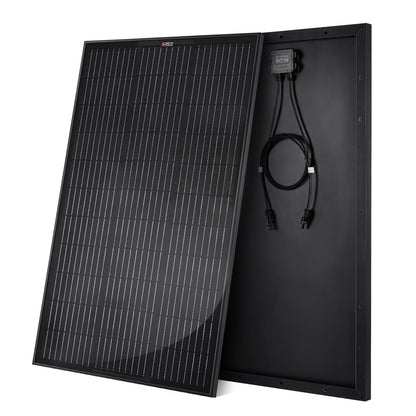Close-up of the black anodized aluminum frame edge