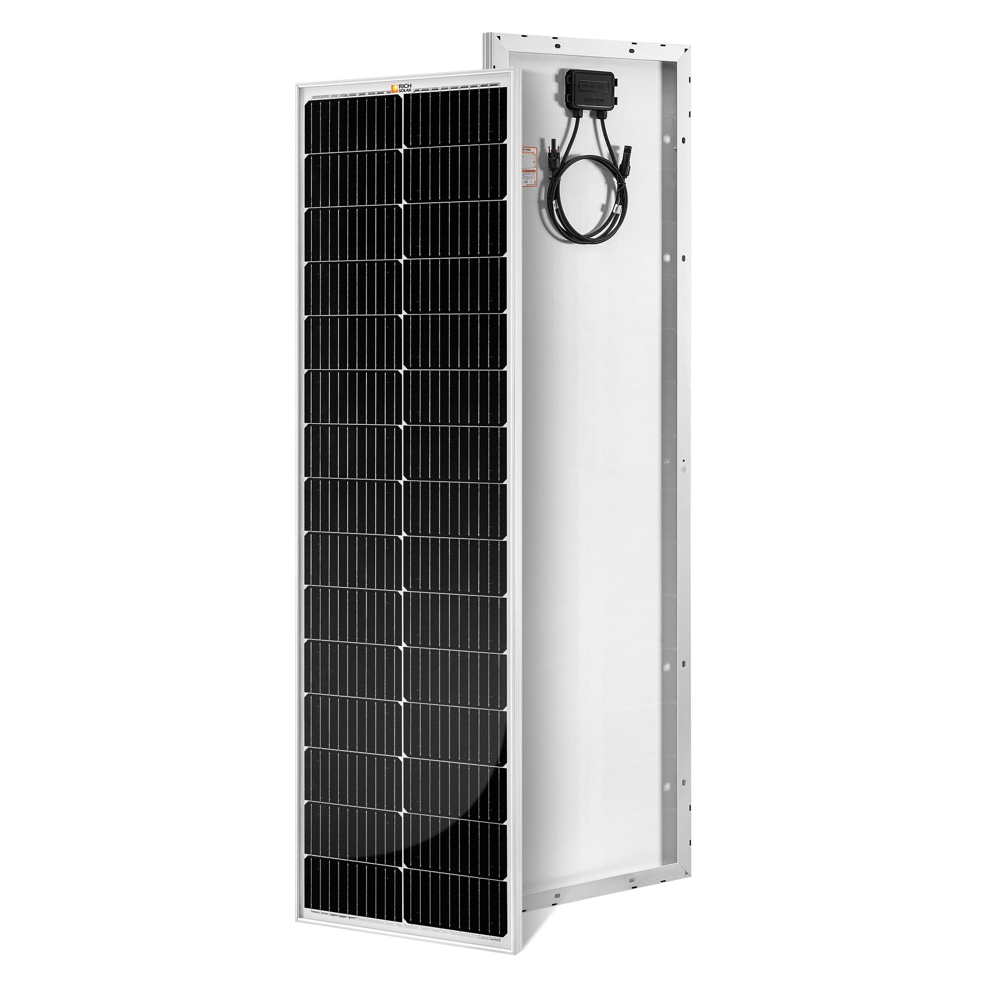 MEGA 100 SLIM SLX 100 watt slim solar panel, front view