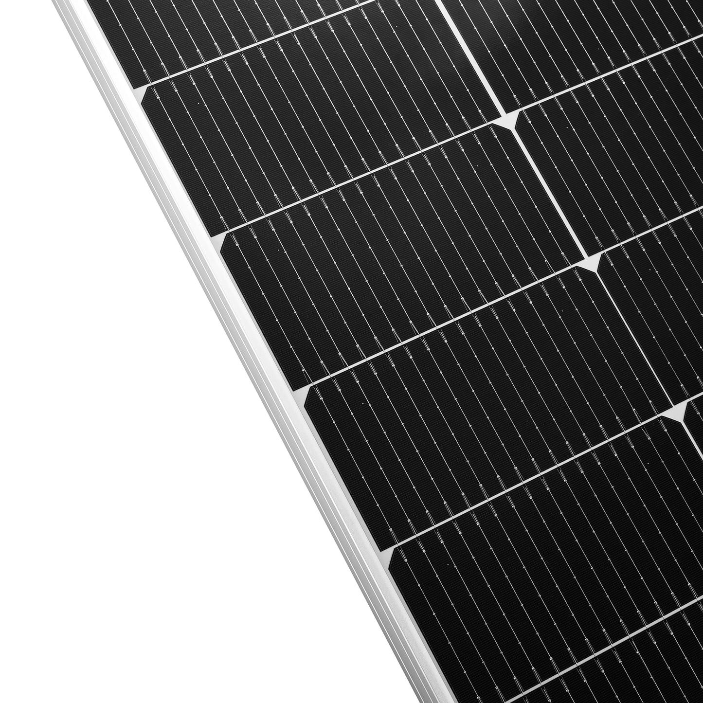 MEGA 250 250 Watt Solar Panel mounted