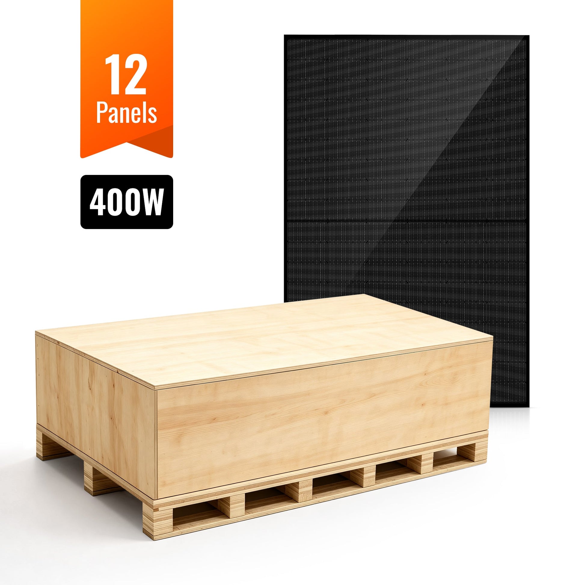 MEGA 400 400 Watt Solar Panel 12-panel pallet