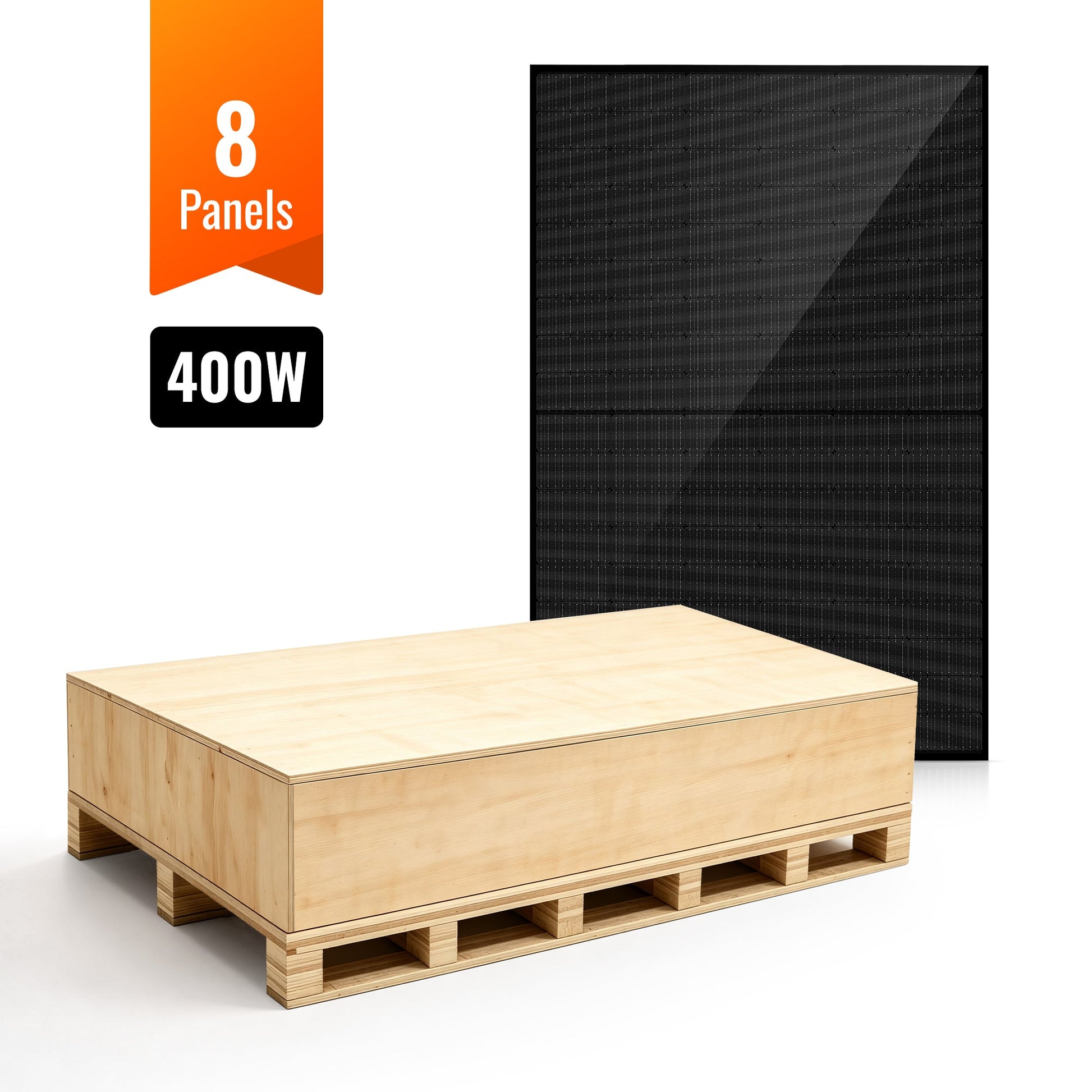 MEGA 400 400 Watt Solar Panel 8-panel pallet