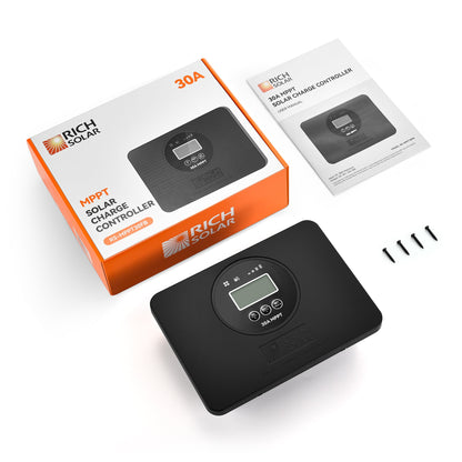 BRAVO PRO 30 flush mount MPPT charge controller, detail view