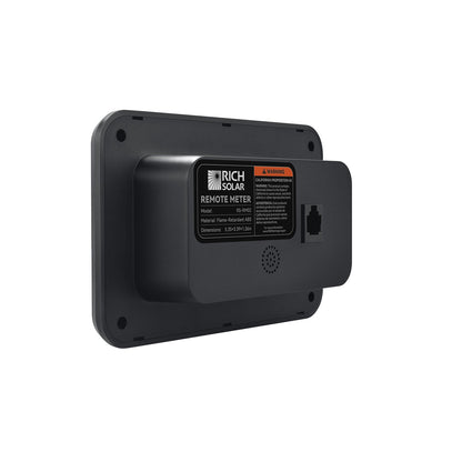 RS-RM02 remote cut-out size and recess depth diagram