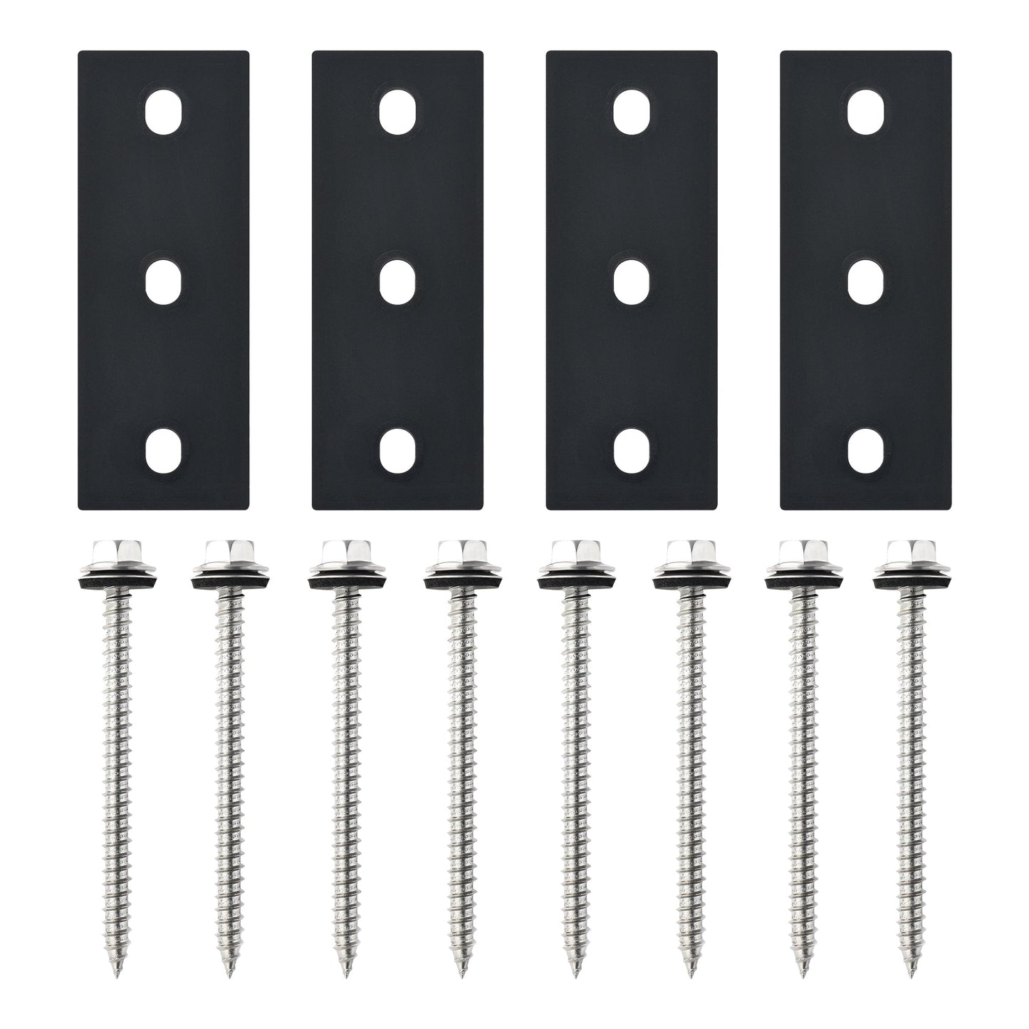 RS-TM6 tilt mount holding a solar panel at a steep winter angle